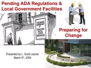 Pending ADA Regulations &amp; Local Government Facilities