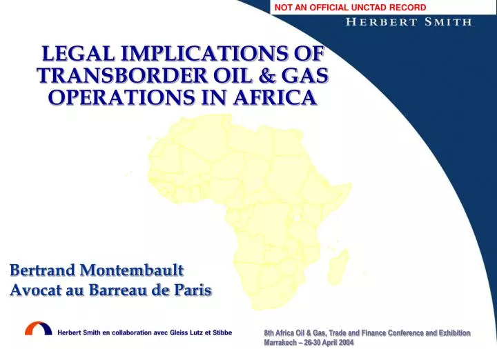legal implications of transborder oil gas operations in africa