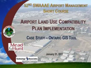 52 nd SWAAAE Airport Management Short Course