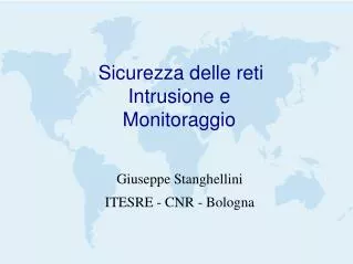 sicurezza delle reti intrusione e monitoraggio