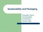 Sustainability and Packaging - slide 1