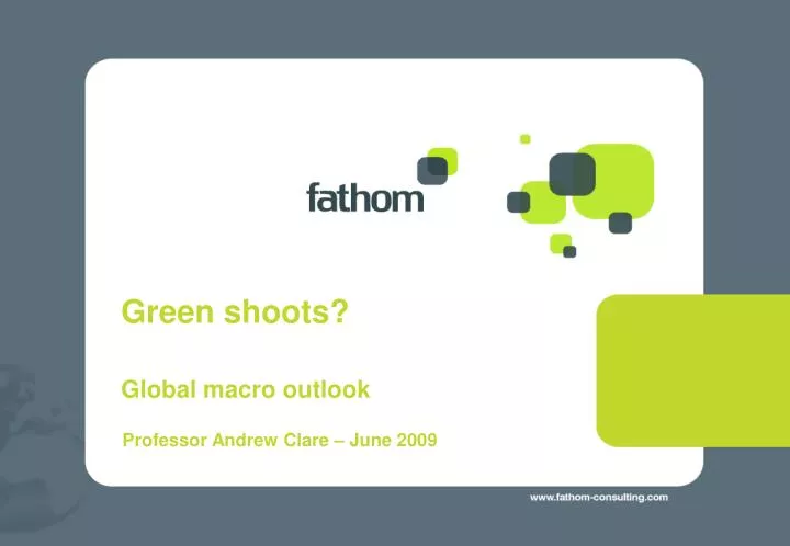green shoots global macro outlook