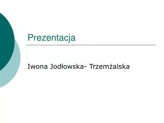 prezentacja