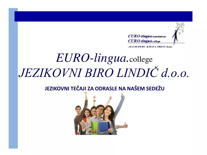 euro lingua college jezikovni biro lindi d o o