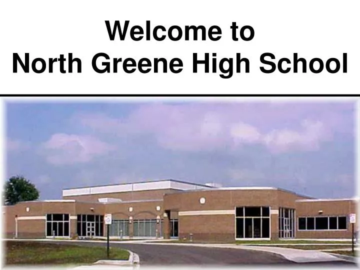 welcome to north greene high school