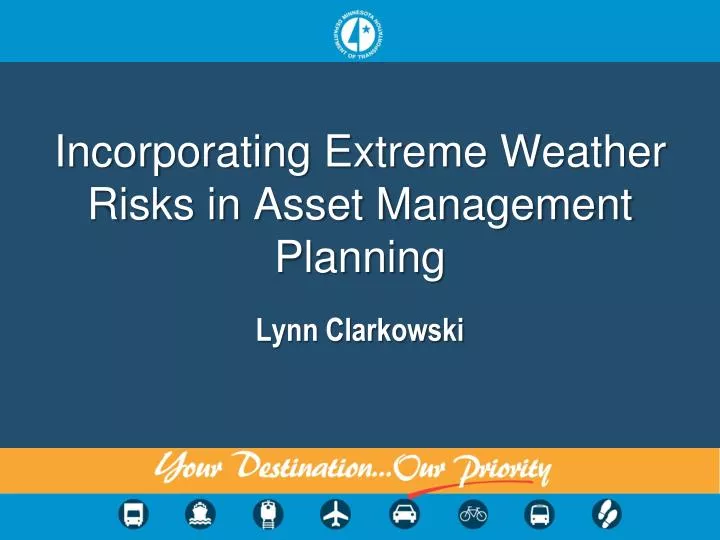 incorporating extreme weather risks in asset management planning