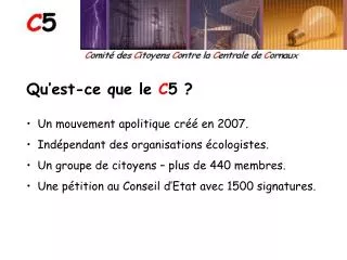 qu est ce que le c 5