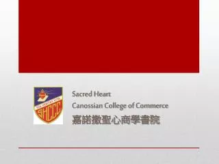 sacred heart canossian college of commerce