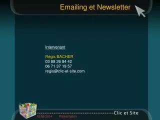 emailing et newsletter