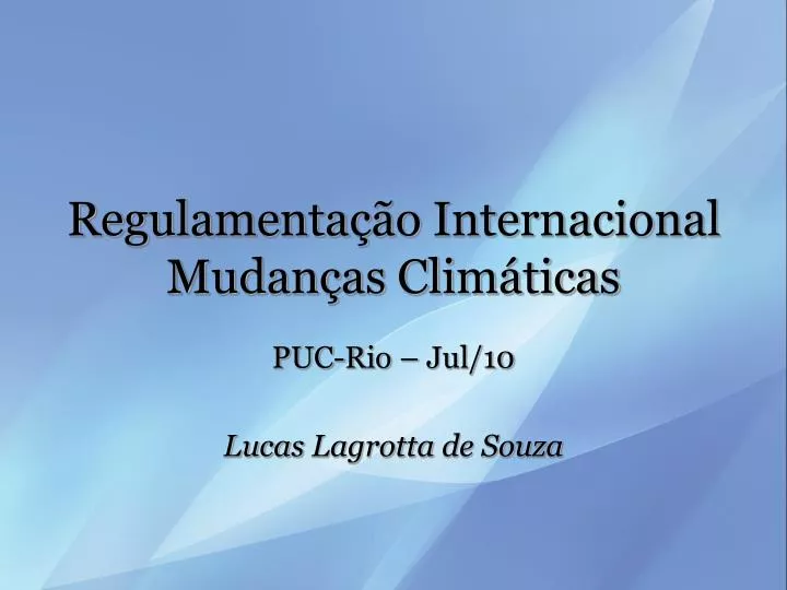 regulamenta o internacional mudan as clim ticas