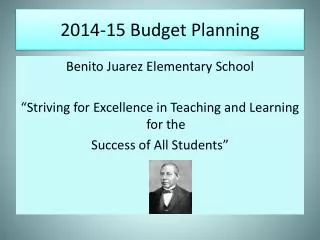 2014-15 Budget Planning