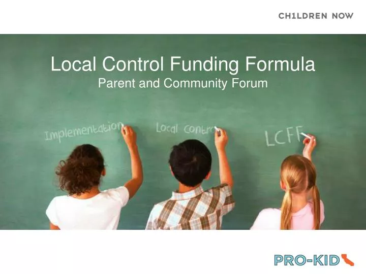 local control funding formula parent and community forum