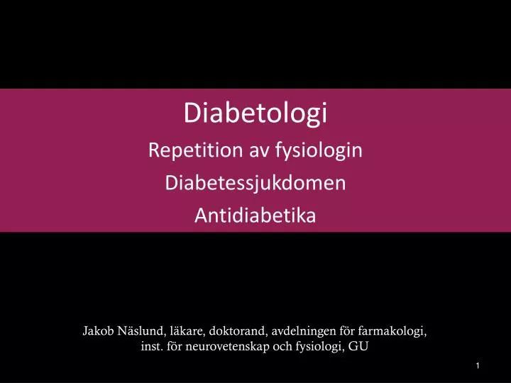 diabetologi