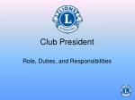 Club President