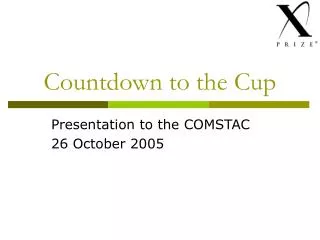 Countdown to the Cup