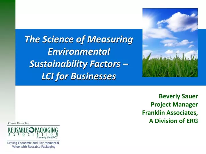 the science of measuring environmental sustainability factors lci for businesses