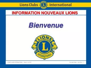 bienvenue