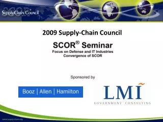 2009 Supply-Chain Council