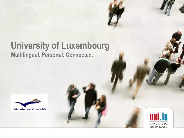 university of luxembourg multilingual personal connected