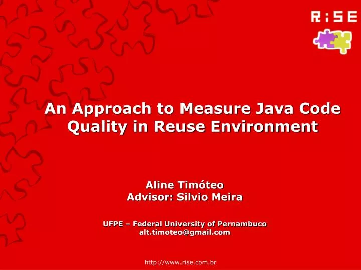 an approach to measure java code quality in reuse environment