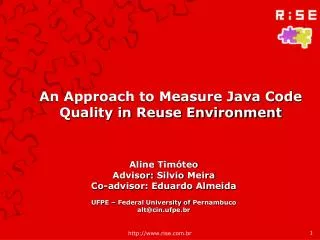 An Approach to Measure Java Code Quality in Reuse Environment