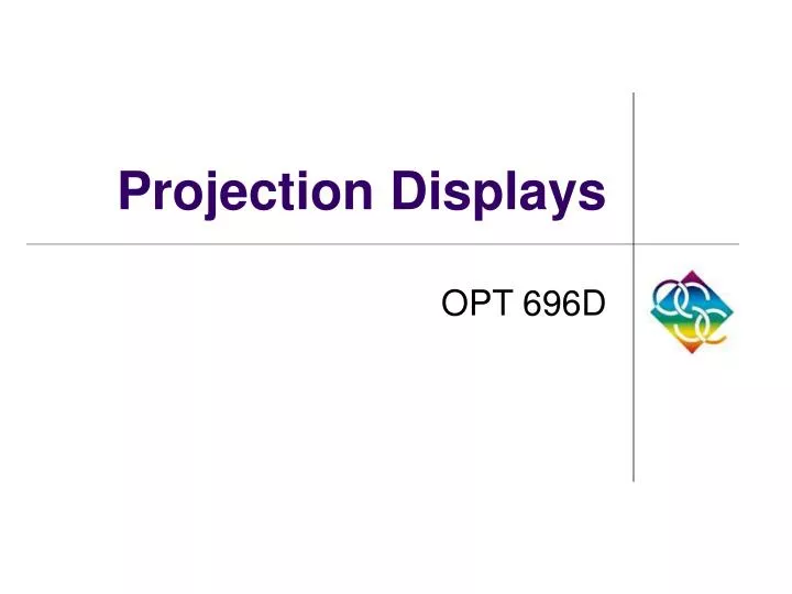 projection displays