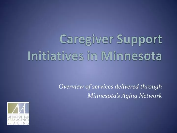 caregiver support initiatives in minnesota
