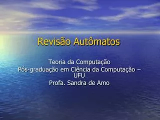 revis o aut matos
