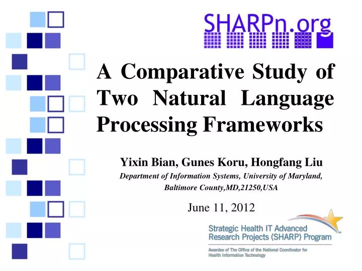 a comparative study of two natural language processing frameworks