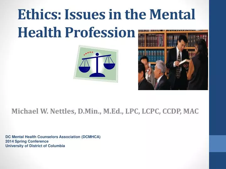 ethics issues in the mental health profession