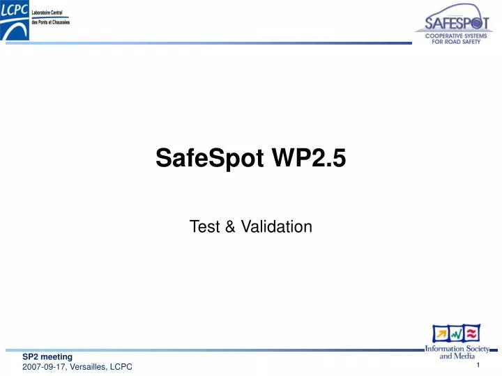 safespot wp2 5