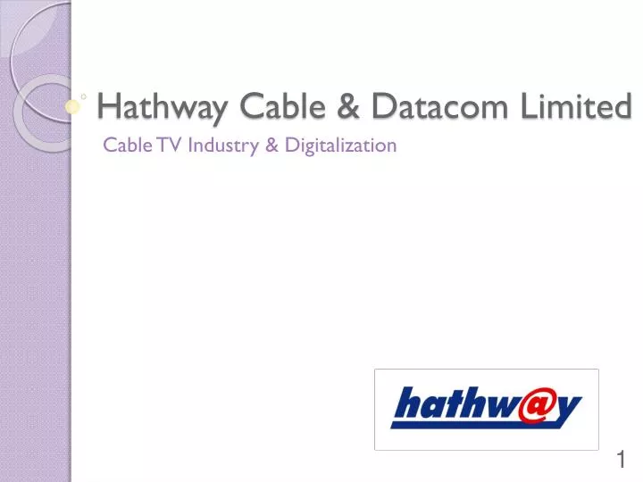 hathway cable datacom limited
