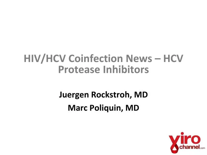 hiv hcv coinfection news hcv protease inhibitors