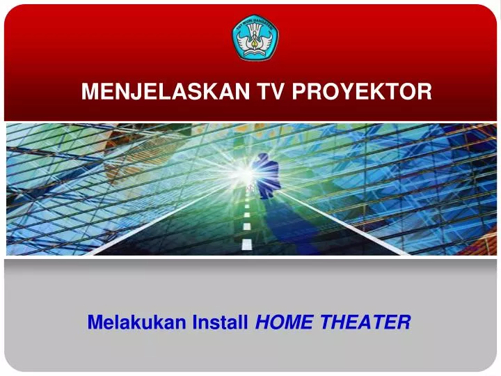 melakukan install home theater
