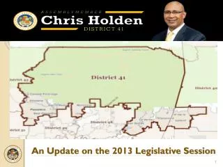 An Update on the 2013 Legislative Session