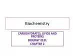 Biochemistry - slide 1