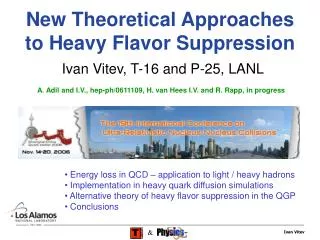 New Theoretical Approaches to Heavy Flavor Suppression