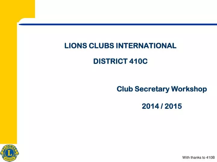 lions clubs international district 410c