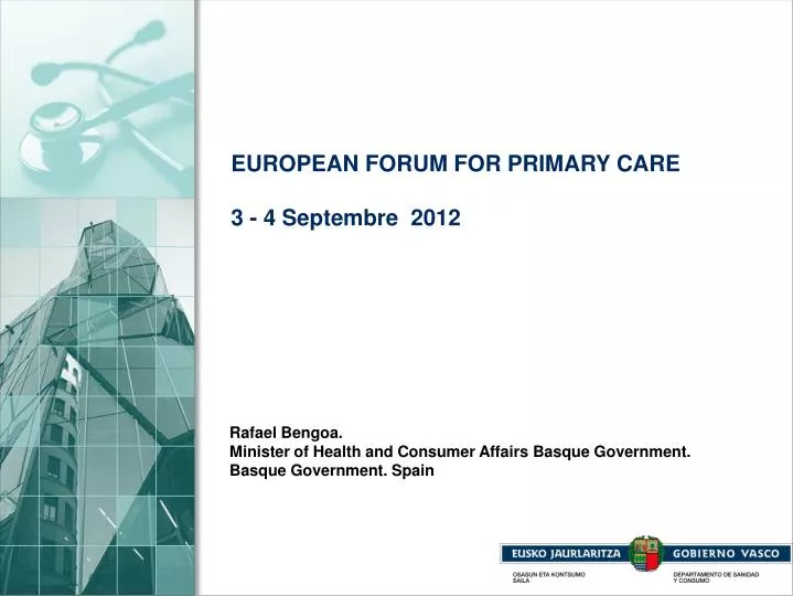 european forum for primary care 3 4 septembre 2012