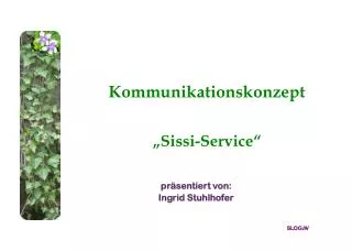 Kommunikationskonzept „Sissi-Service“