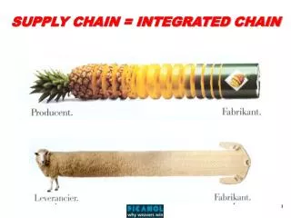 SUPPLY CHAIN = INTEGRATED CHAIN