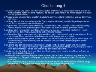 offenbarung 4