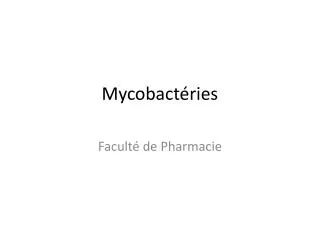 mycobact ries