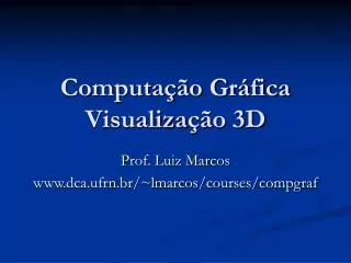 computa o gr fica visualiza o 3d