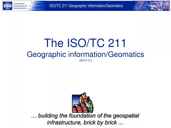the iso tc 211 geographic information geomatics 2013 11