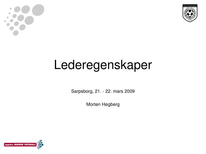 lederegenskaper