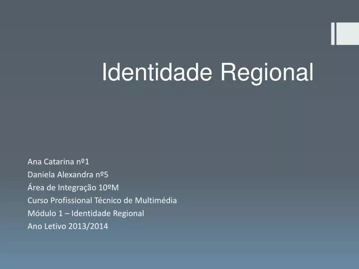 identidade regional
