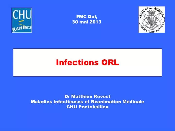 infections orl