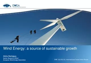 Wind Energy: a source of sustainable growth