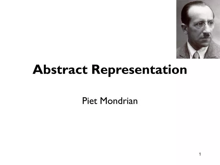 abstract representation